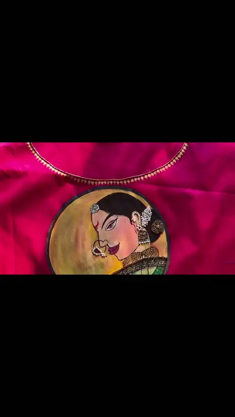 Maharashtrian Lady — fabric works wearable artwork by Vibhuti Mehta