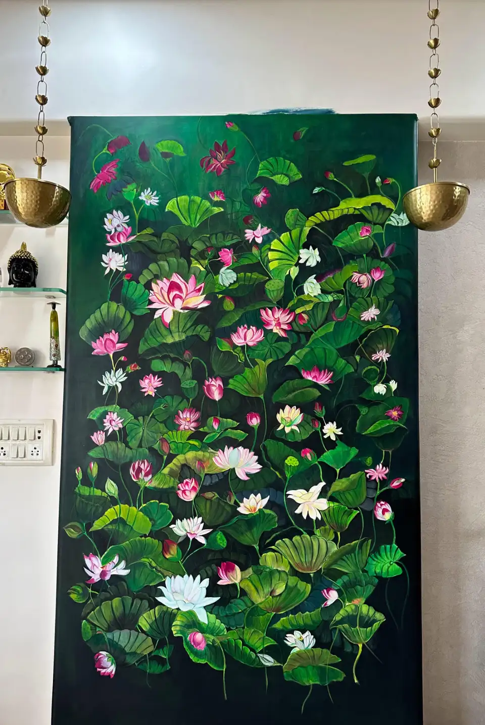 Pichhwai — acrylic devotional work by Vibhuti Mehta